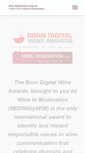 Mobile Screenshot of borndigitalwineawards.com